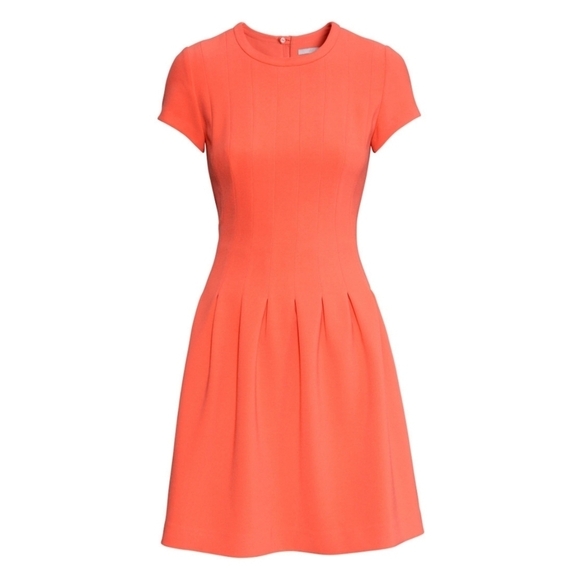 H&M Tangerine/Coral Drop Waist Dress - Picture 2 of 16